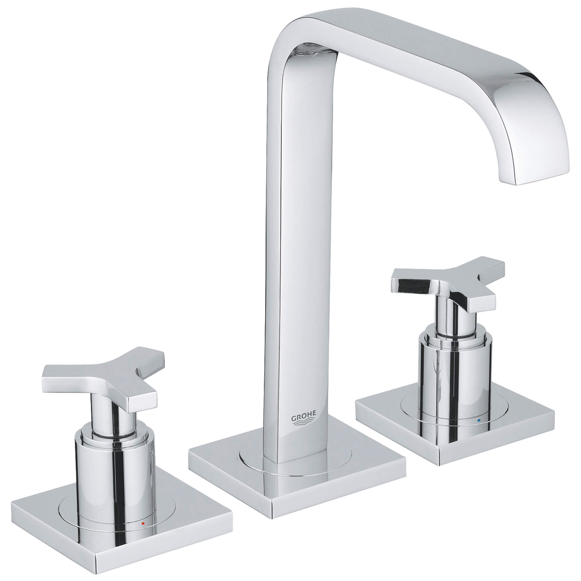 8 in. Widespread 2-Handle Bathroom Faucet with Tri-spoke Handles - 1.5 GPM
